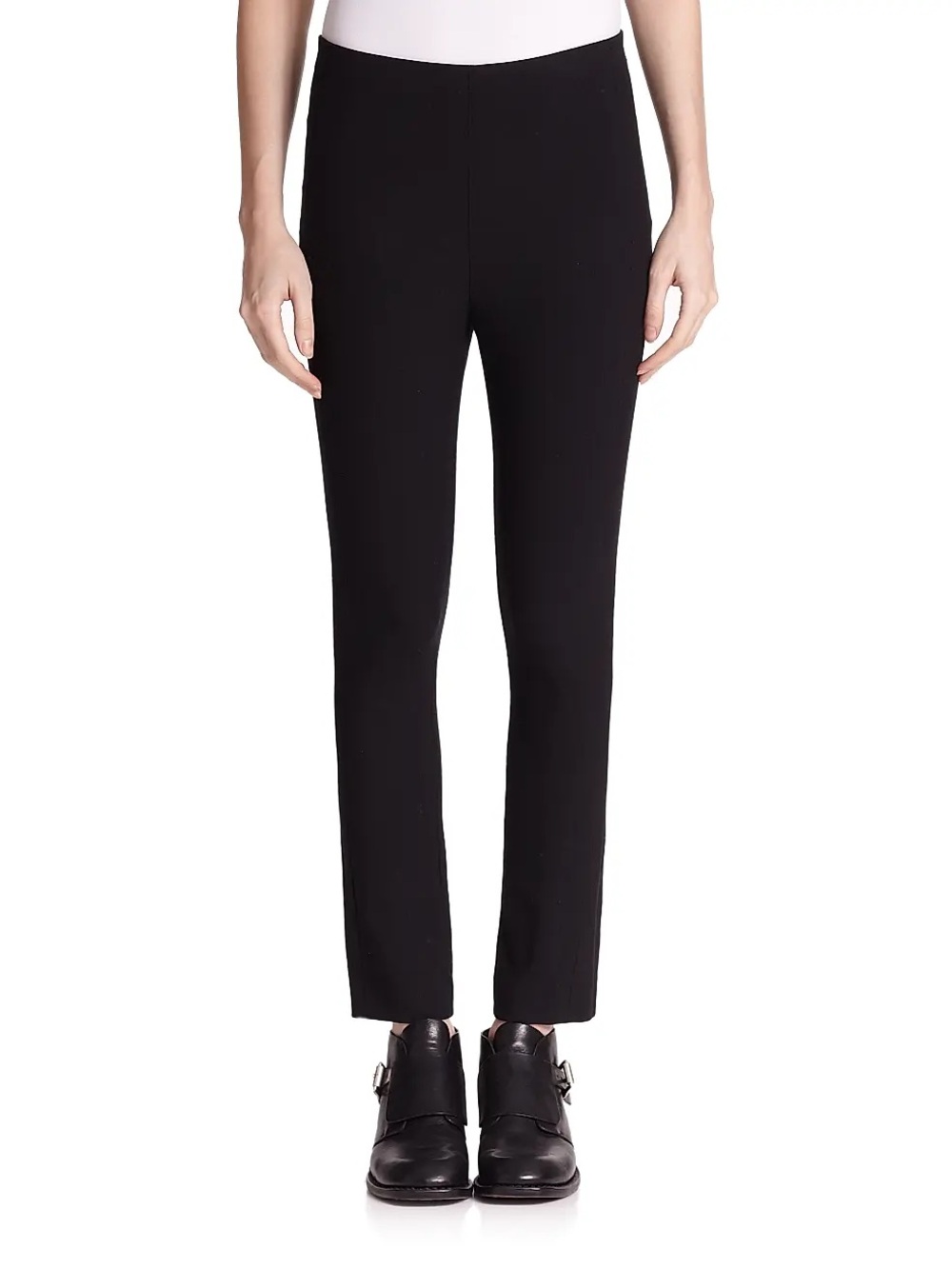rag & bone Simone Black Stretch Tailored Ankle Pants Size 00 Made USA